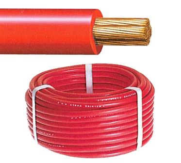Battery cable red 35 mm2 double insulated