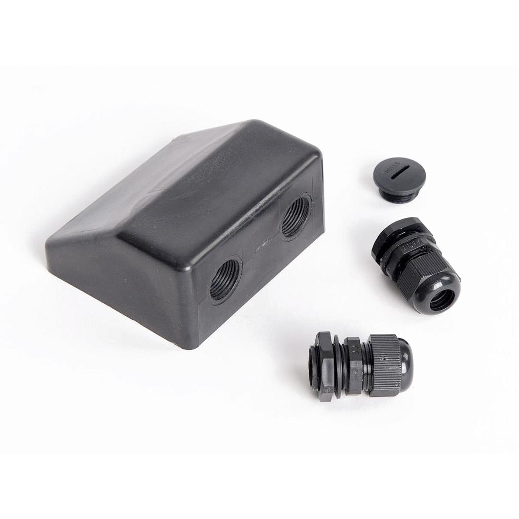 Dakdoorvoer dubbel zwart