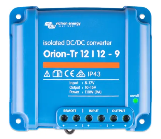 Orion-Tr DC/DC omvormer 12/12-9A (110W)