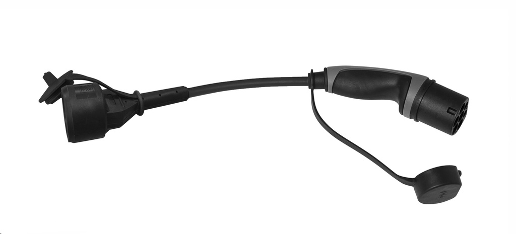 Ratio adapter cord type 2 male to Schuko 16A/250V