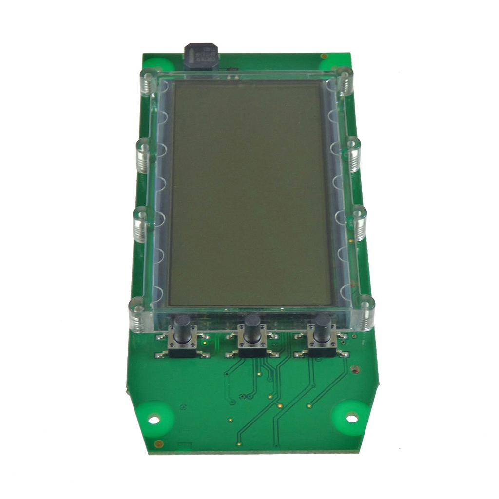 Tiller display met elektronica