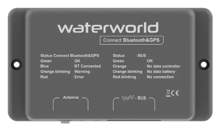 WaterWorld Connect Bluetooth & GPS module 500k CANopen