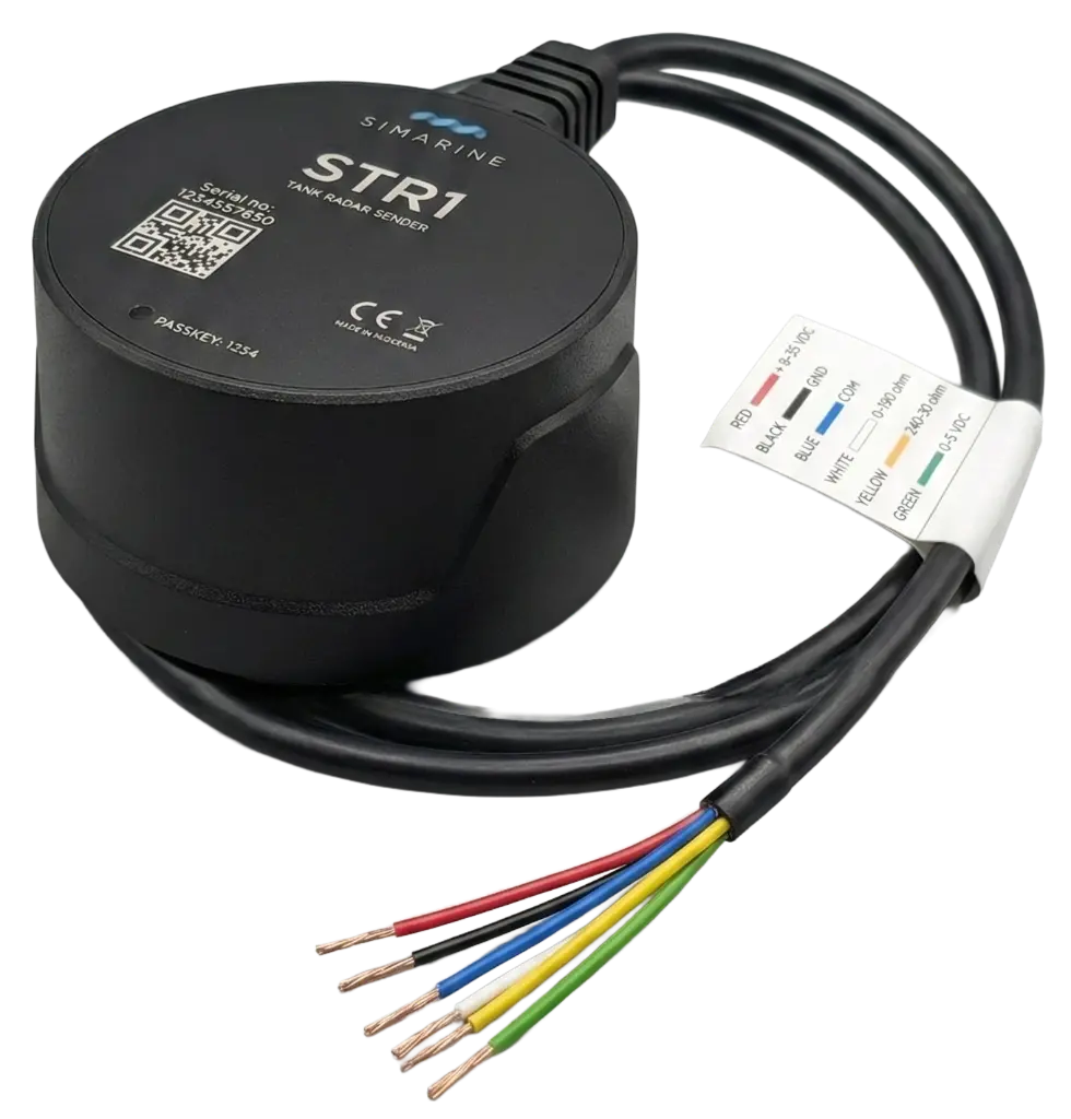 Simarine radar tank sensor - Analoog