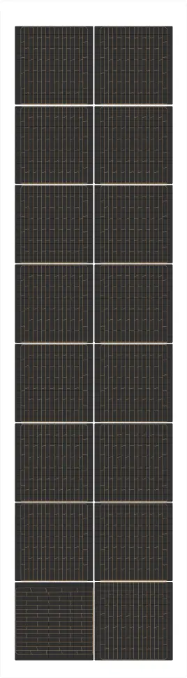 Solbian SR 16 L - 80 Watt - wit / plaklaag / aansluiting onderzijde / gladde toplaag