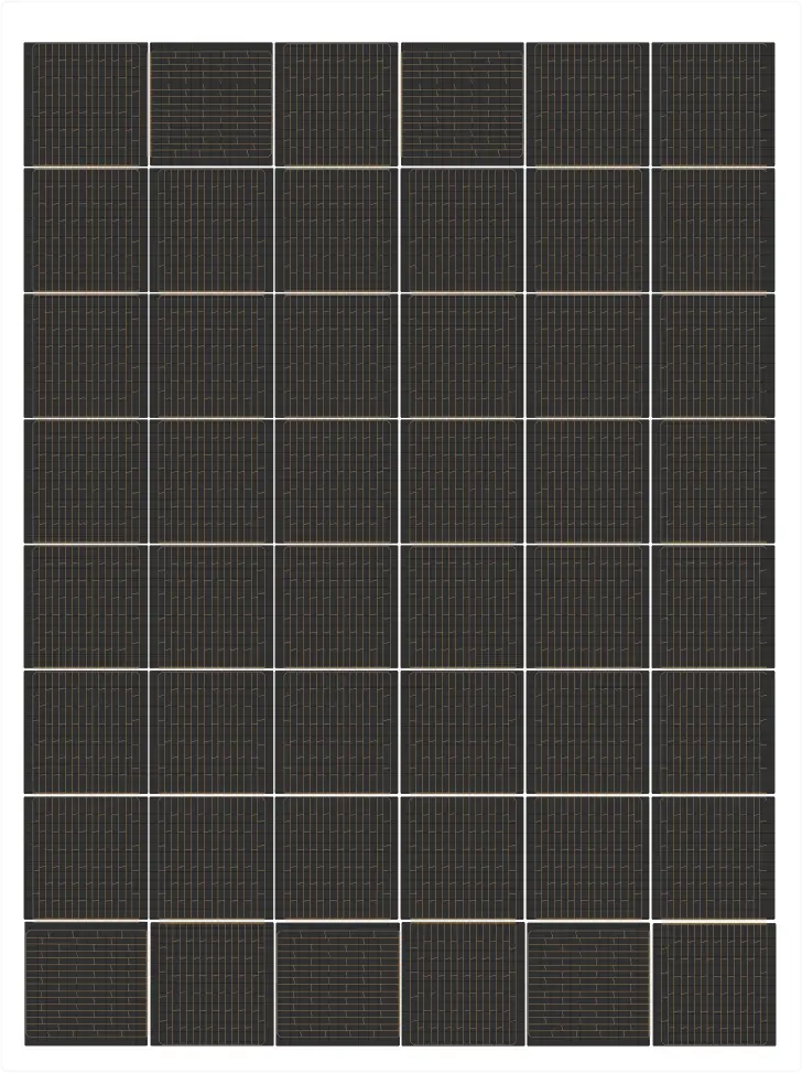 Solbian SR 48 - 240 Watt - zwart / plaklaag / aansluiting onderzijde / mat