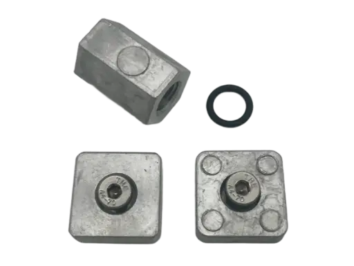 [1995-00] Anode set Aluminium Cruise 3.0 / 6.0 FP - fixed propeller