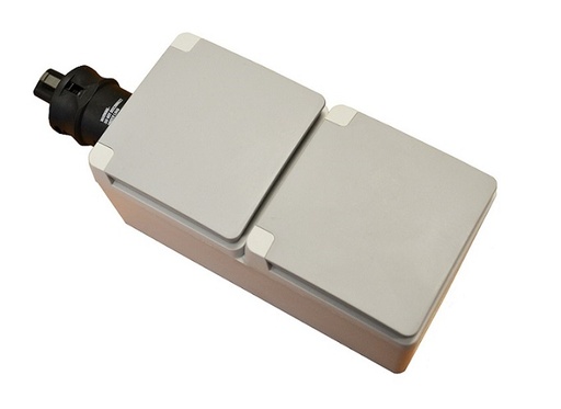 [AC16-07-2] Ratio AC16 wall socket 2-way IP55