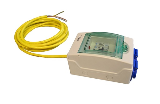 [70052] Ratio aardlekautomaat met dubbel Schuko stopcontact MP16