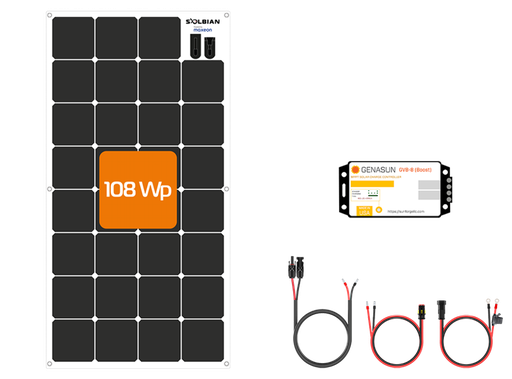 [SB-kM-Pb] SunBender kit M 108 Watt 12 volt lead acid