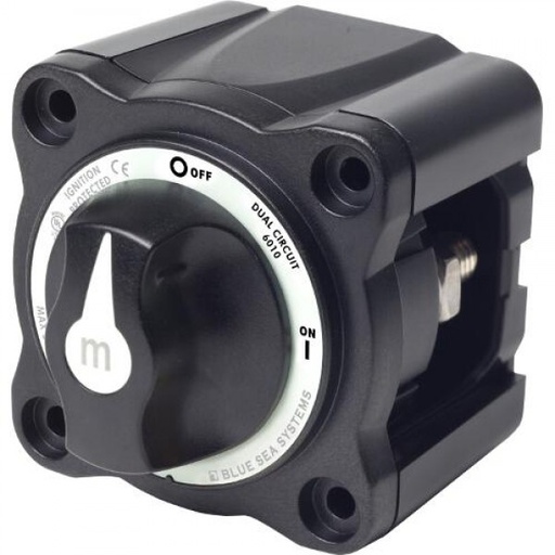 [015-00023] Main switch for cable set dual circuit - black