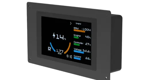 [WW-2212B] WaterWorld 5" TFT Colour display 500K CANopen black