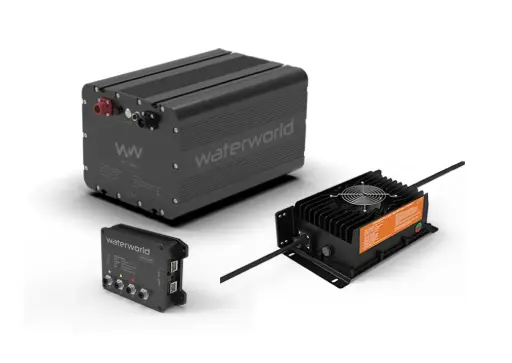[set-ww-48-3400-CAN] 1x WaterWorld 48-3400 LFP accu incl. 15A lader en BatteryLink CANopen