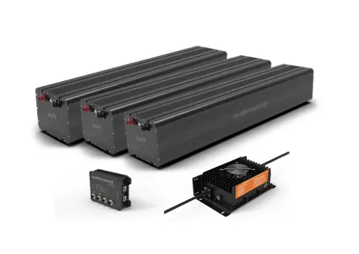 [set-ww-3x-48-13600-CAN] 3x WaterWorld 48-13600 LFP accu incl. 35A lader en BatteryLink CANopen