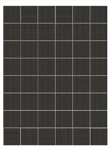 [SR48-ZPOM] Solbian SR 48 - 240 Watt - zwart / plaklaag / aansluiting onderzijde / mat
